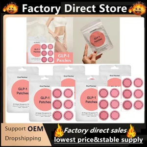 5 Packs Body Shaping Patches Weight-loss GLP-1 Slimming Patches Fast Burning Fat Improve Stomach Belly Weight Management Tool