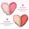 C/T Heart Two-tone Blush Lasting Beauty Makeup Natural Flawless Bright Powder To Create A Smooth Makeup Look Multi-purpose Rouge