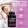 Women's Night Fat Burner, Helps Reduce Belly Fat, Manage Weight, Support Sleep, Dietary Supplement