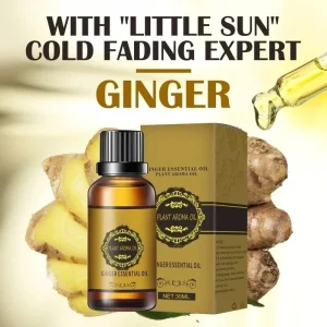 30ML Belly Drainage Gingers Oil,Slimming Tummy Ginger Oil Lymphatic Drainage Ginger Oil Weight Loss Massage Ginger Oil