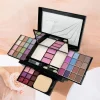 TYA Makeup set 46 colors Pearl eye shadow Powder puff Powder blusher Lip gloss set combination T6145