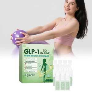 6 in 1 GLP-1 Supplement Liquid Drops Weight Management Blood Sugar Balance Digestive Health Knee Joint Support Slimming Body 7ml