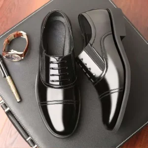Special Offer Men's Leather Shoes Soft Leather Summer Versatile Midlife Dad Shoes Rubber Sole Adult Footwear Chinese Origin