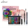 All in One Makeup Kit Gift Set with Eyeshadow Palette Foundation Lip Gloss Blush Brushes Eyeline Mixed Color Paste Long lasting