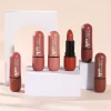 6-Color Matte Lipstick: Velvet Lipstick Smooth Waterproof Mist Lipstick Long lasting Bright Lipstick Top Makeup