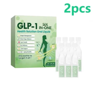 6 in 1 GLP-1 Supplement Liquid Drops Weight Management Blood Sugar Balance Digestive Health Knee Joint Support Slimming Body 7ml