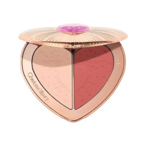 C/T Heart Two-tone Blush Lasting Beauty Makeup Natural Flawless Bright Powder To Create A Smooth Makeup Look Multi-purpose Rouge